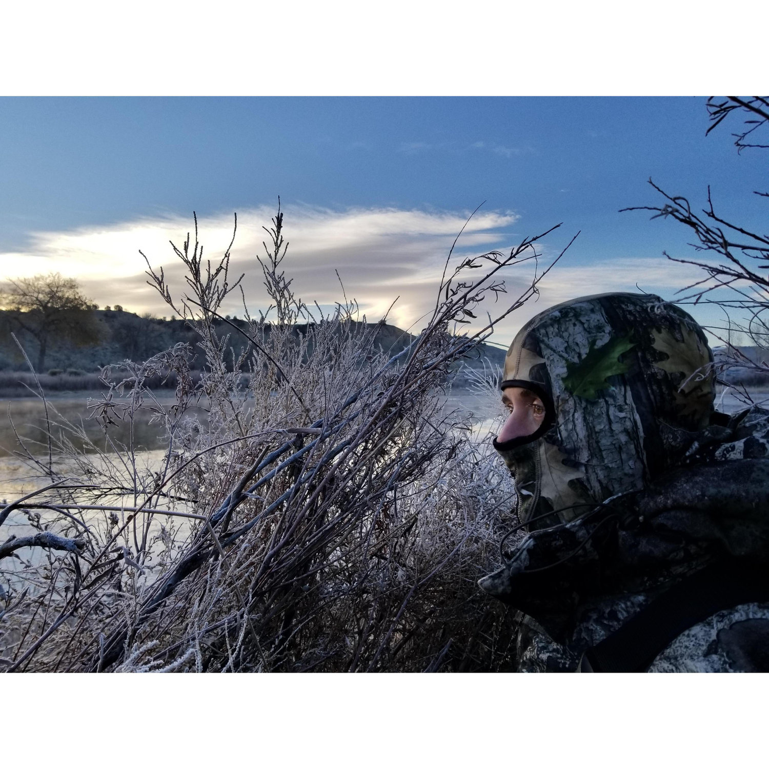 Waiting on them ducks, Colorado is pretty!  So is Colt