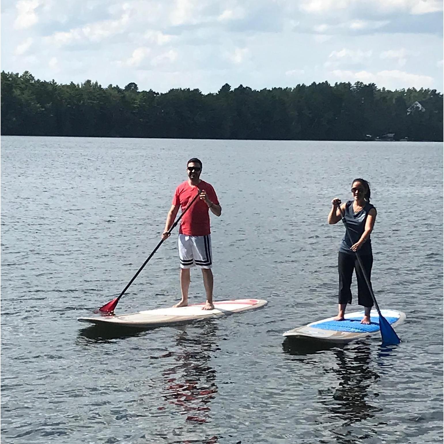 Paddling on Canaan Street Lake - Canaan, NH
