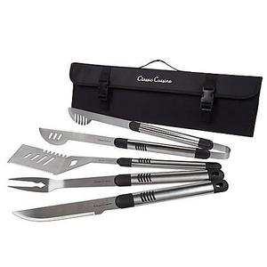 Classic Cuisine 5-Piece Stainless Steel BBQ Grill Set