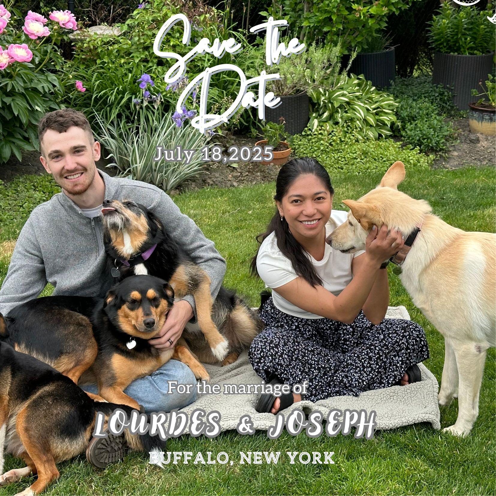 The Wedding Website of Lourdes Masambo and Joseph Sigurdson