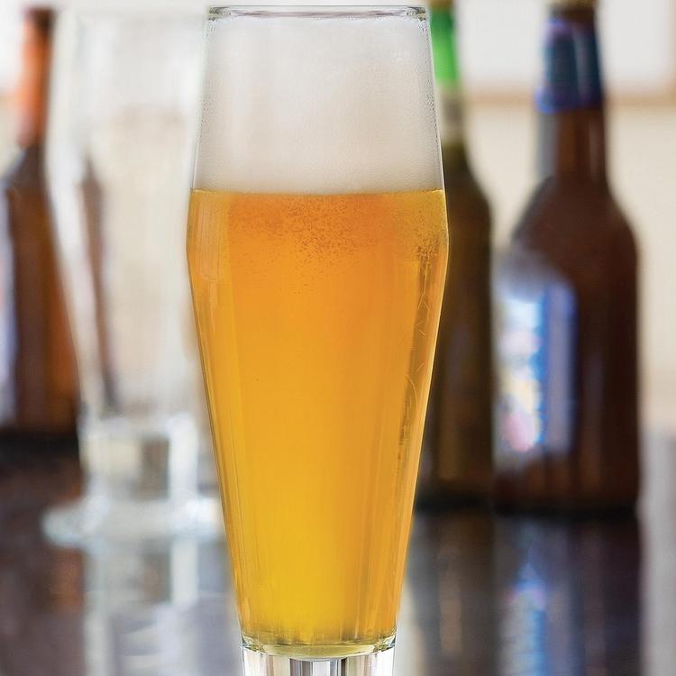 Libbey Craft Brews Nucleated 16 oz. Belgian Beer Glasses