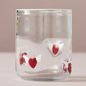 Icon Juice Glass - Winged Heart