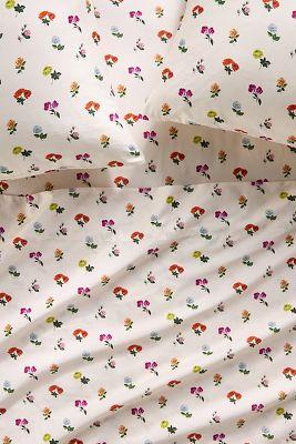 Maeve by Anthropologie Organic Cotton Sateen Printed Sheet Set