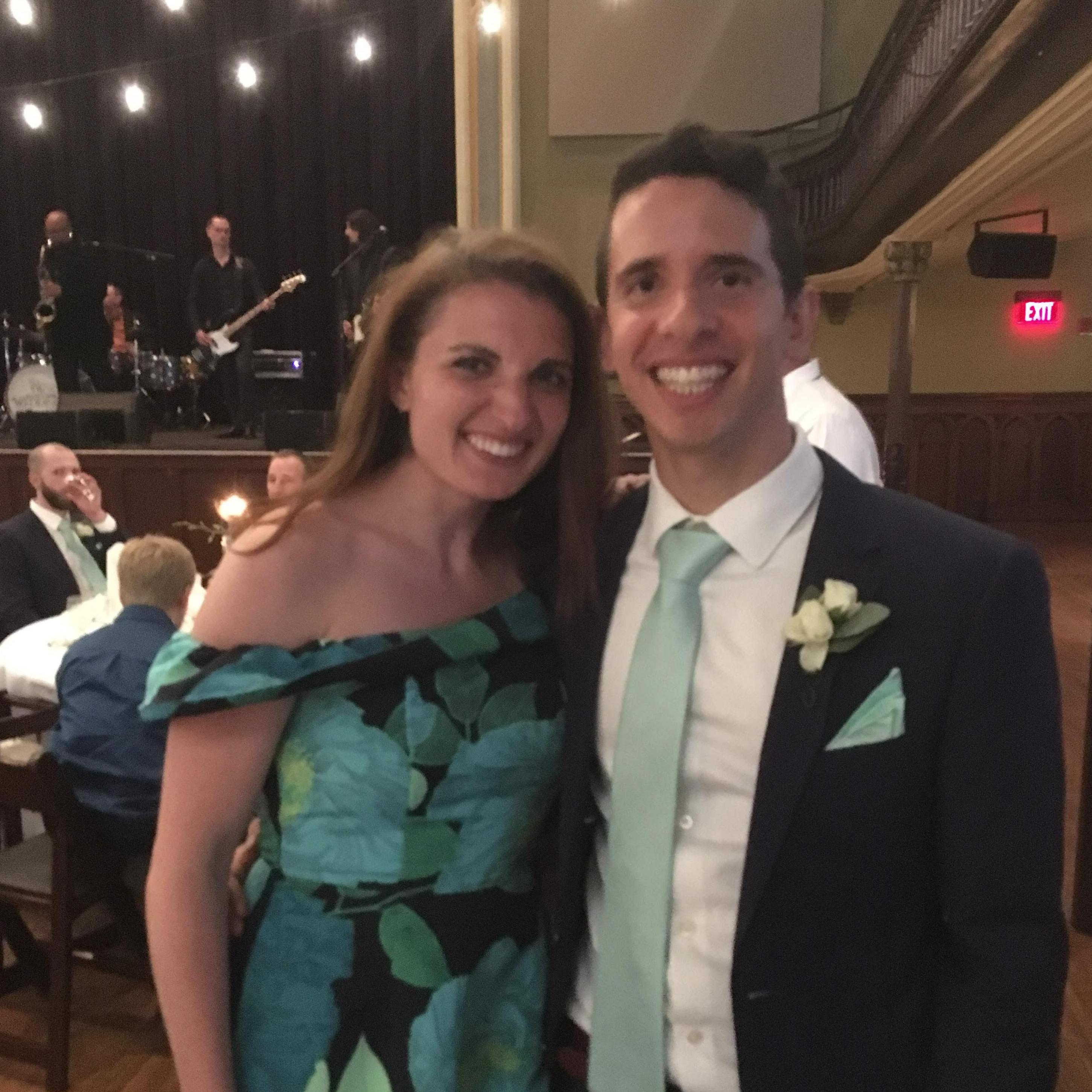 At Zac and Taylor's wedding!