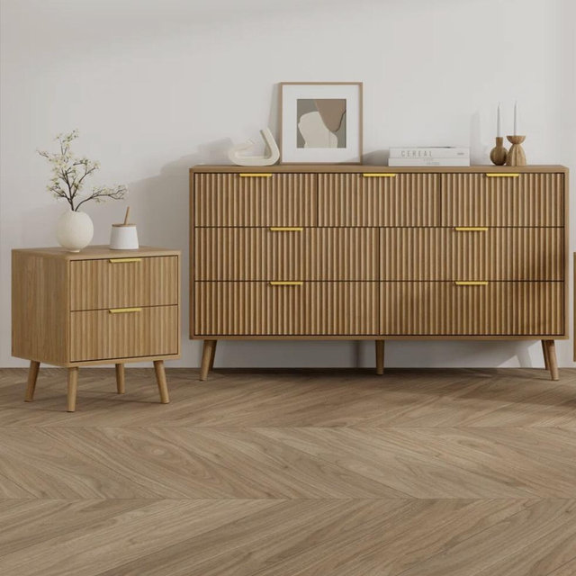 3-Piece Bedroom Set (1 Dresser + 2 Nightstands