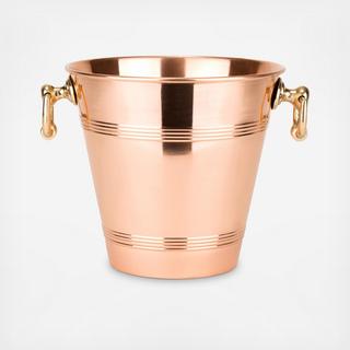 Wine Cooler with Brass Handles