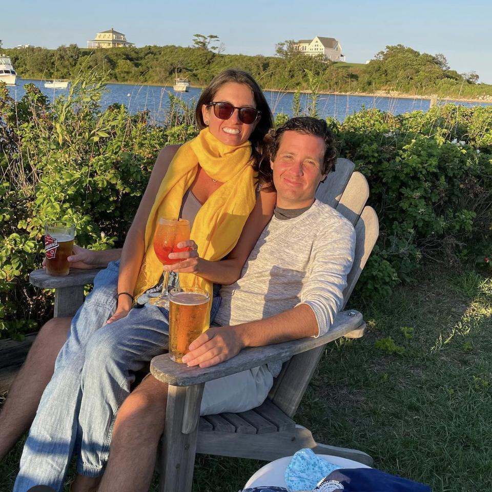 Enjoying the sunset at Dead Eye Dicks