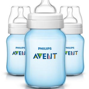 Philips Avent Anti-colic Baby Bottles Blue, 9oz, 3 Piece