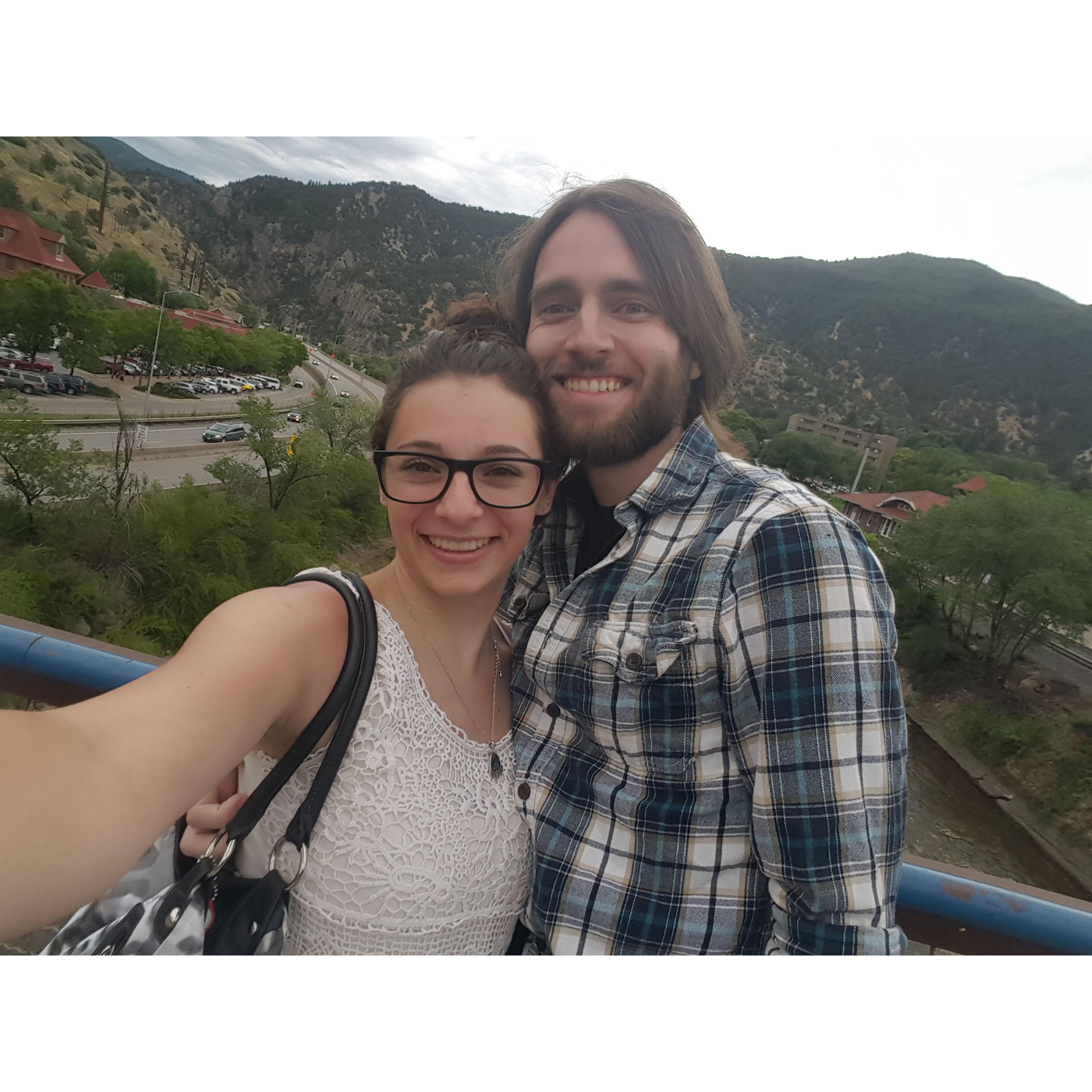 Our very first trip together. Glenwood Springs, CO.