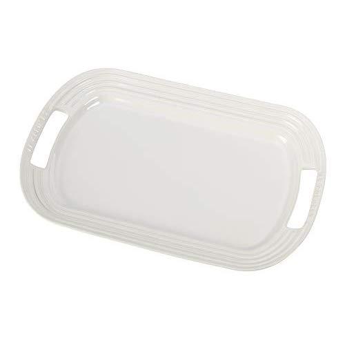 Le Creuset Stoneware 16" Oval Serving Platter, White