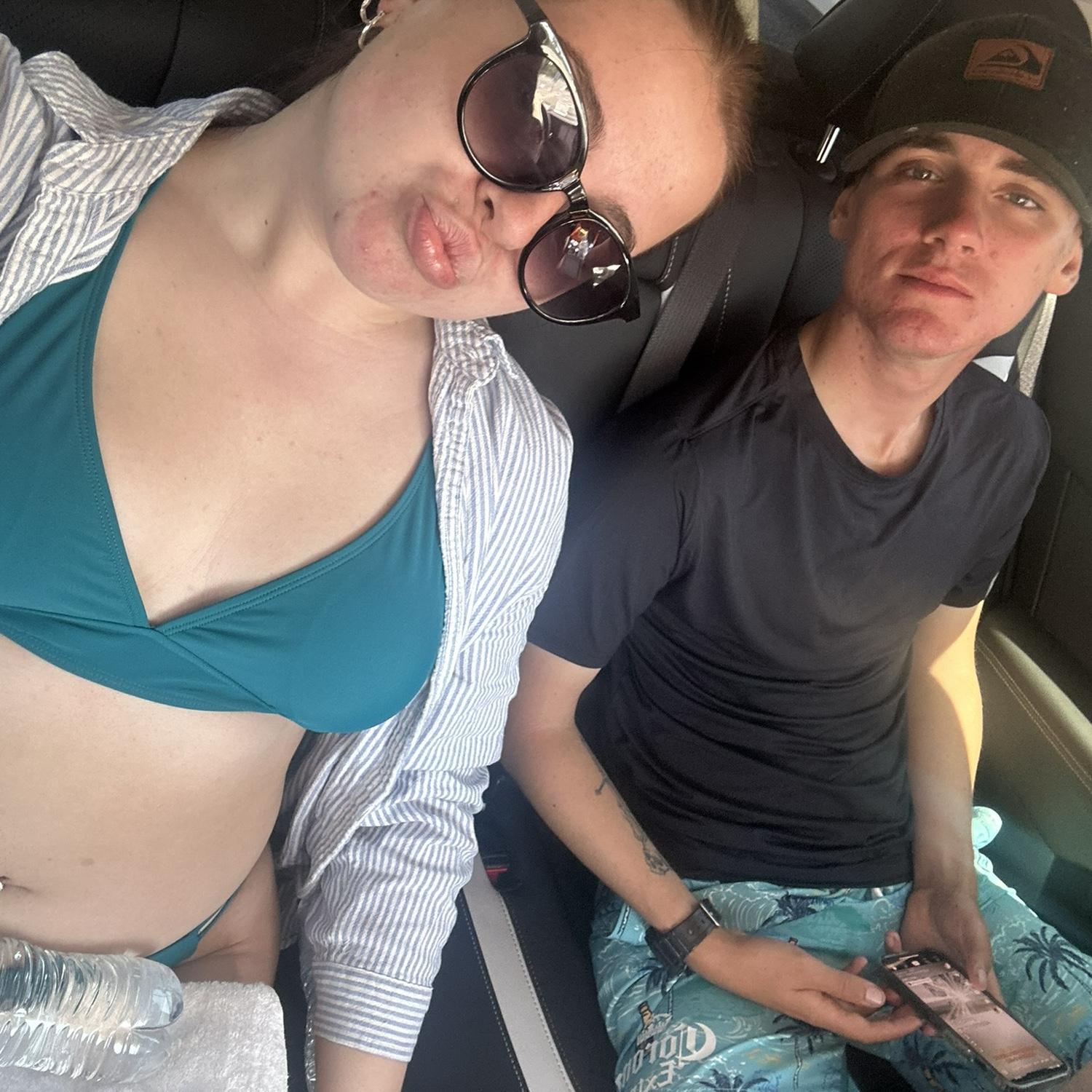 Beach day in California