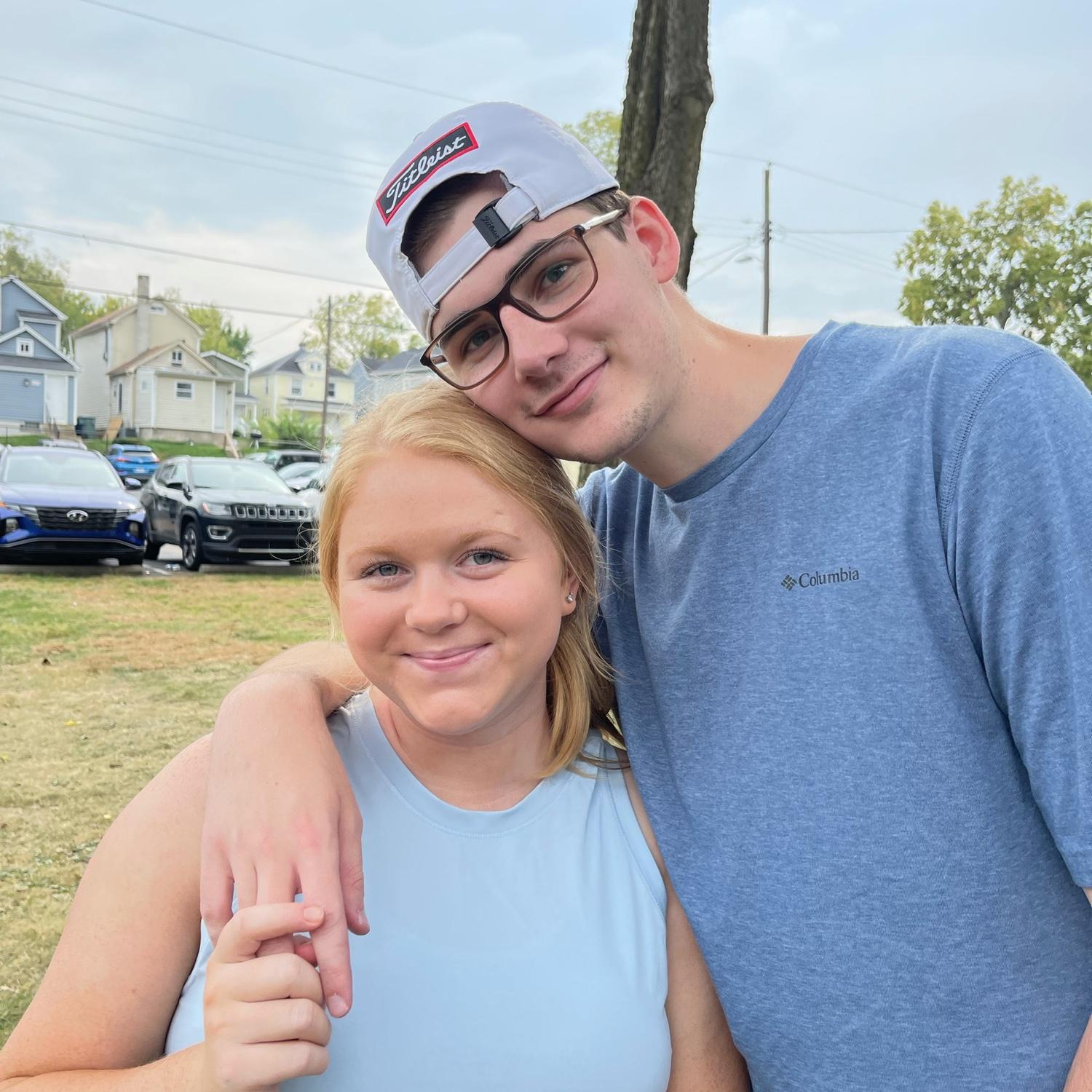 Audrey's favorite weekends at UD became the ones where Evan could visit :')