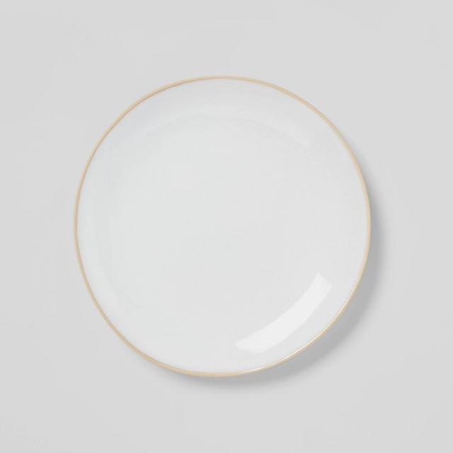 8" Stoneware Wetherfield Salad Plate White - Threshold™