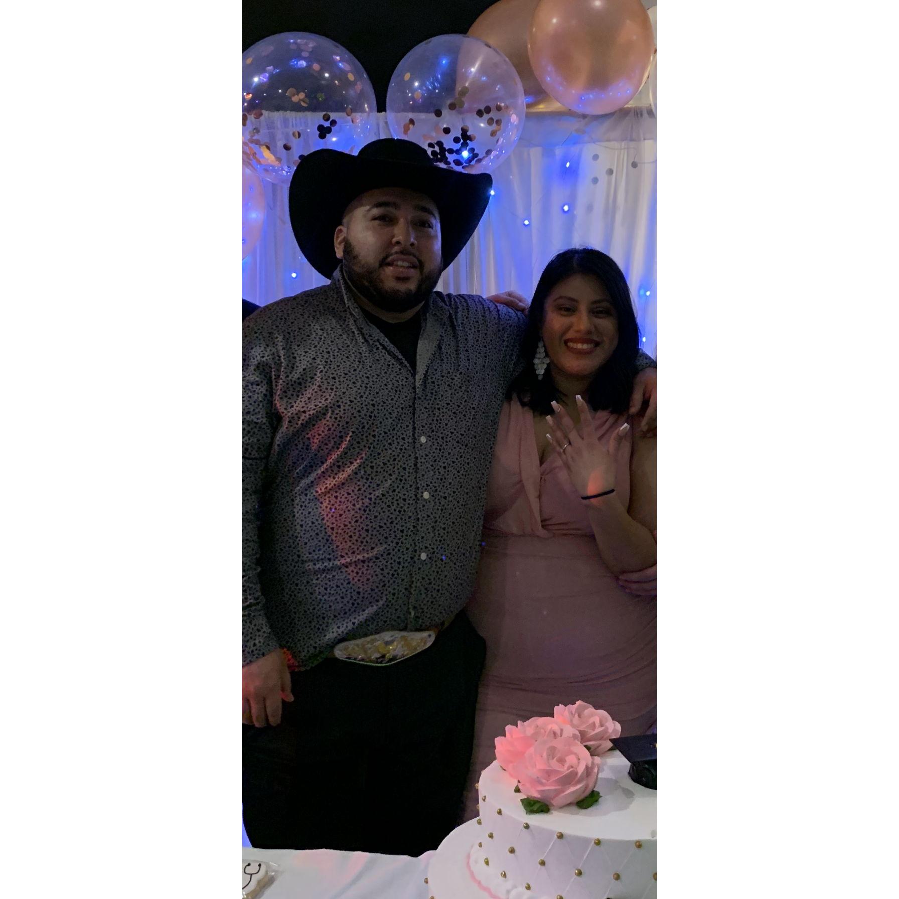 When we got engaged