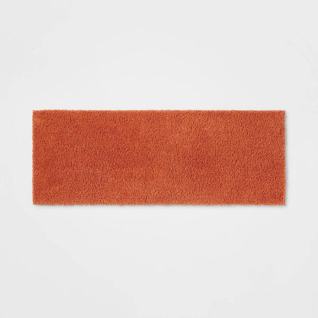 22"x60" Antimicrobial Bath Runner Orange - Total Fresh