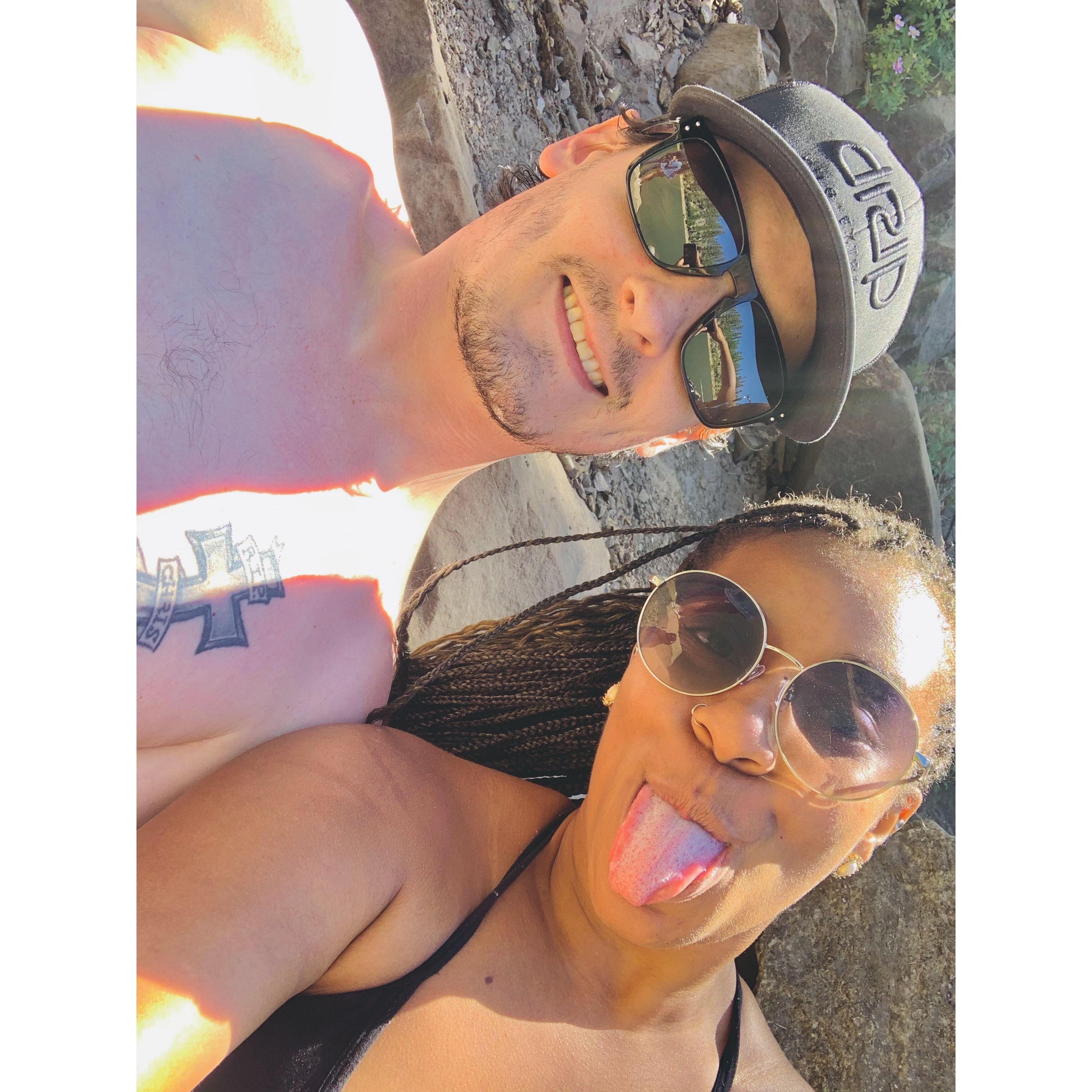 From our first camping trip together!