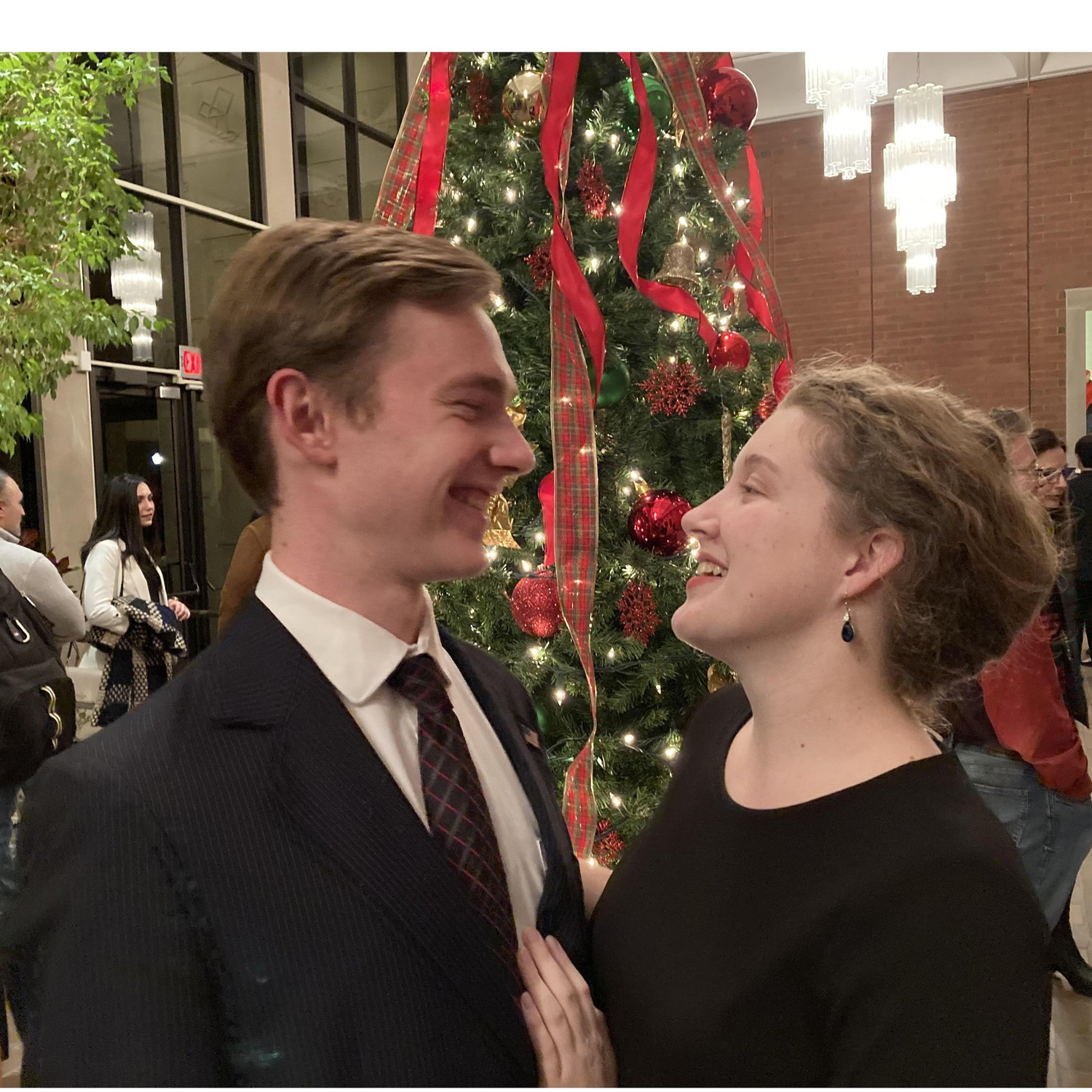 A Christmas Concert at GCC, which is a perfect excuse to dress up fancily and go somewhere together.