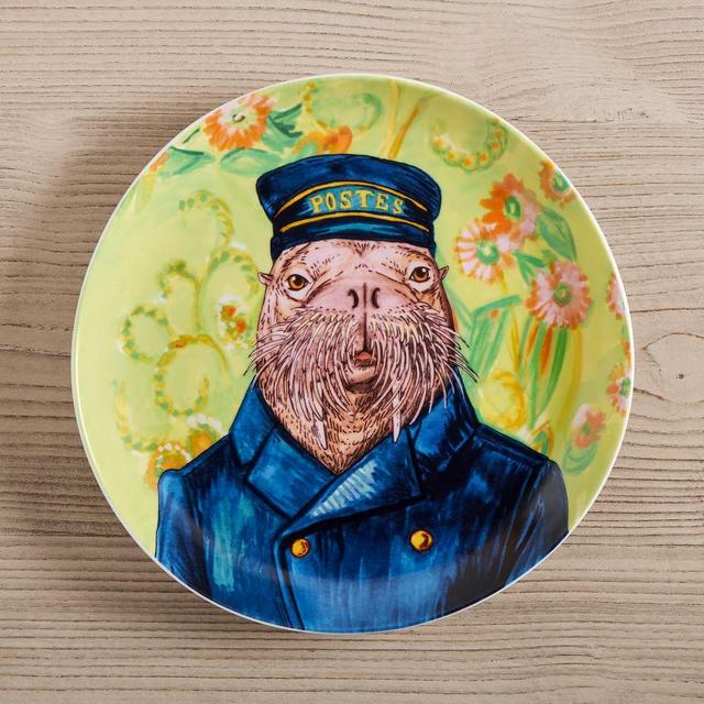 Dapper Animal Collection Walrus Salad Plate
