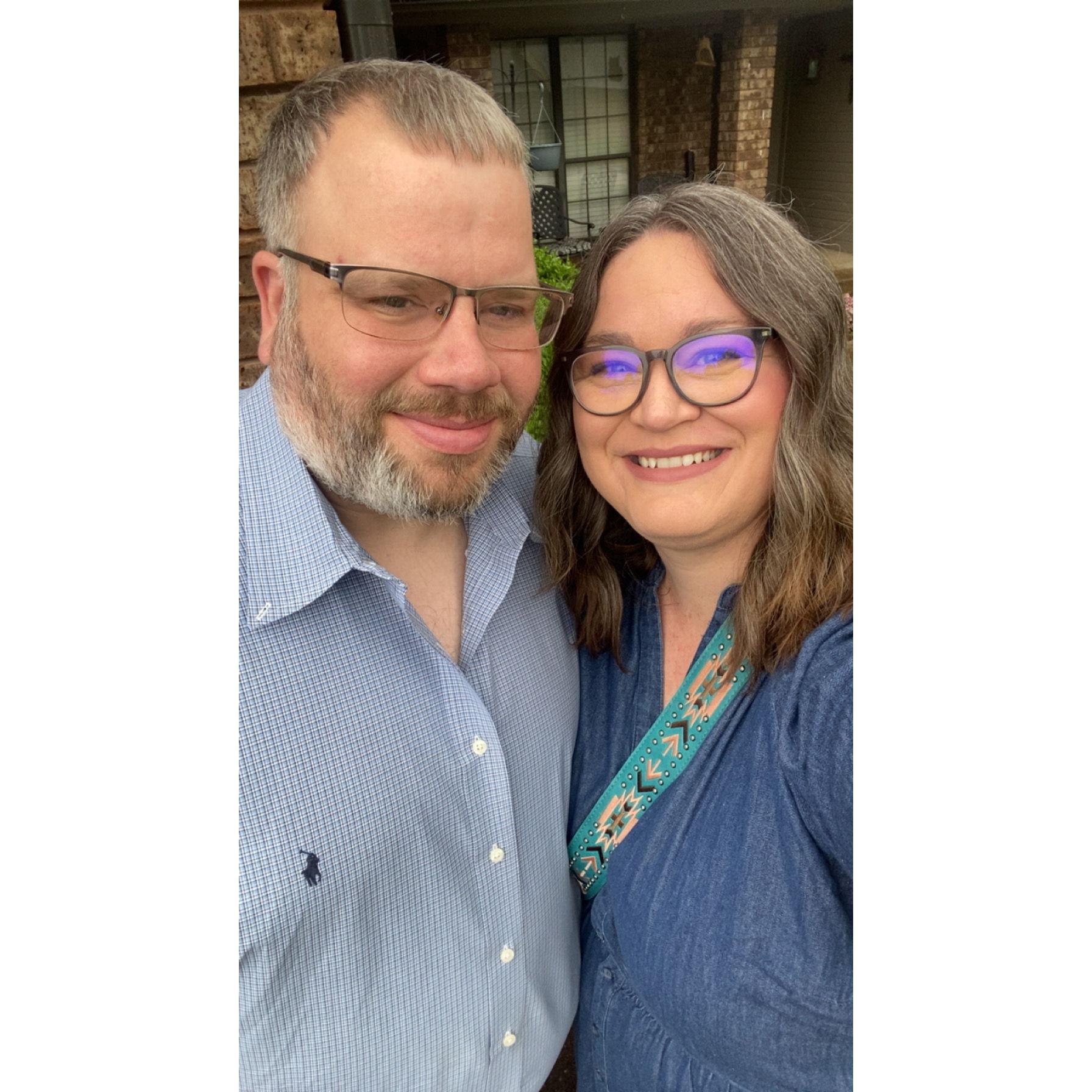 April 20, 2025: Easter Sunday and a rare photo of Kody not wearing a hat.