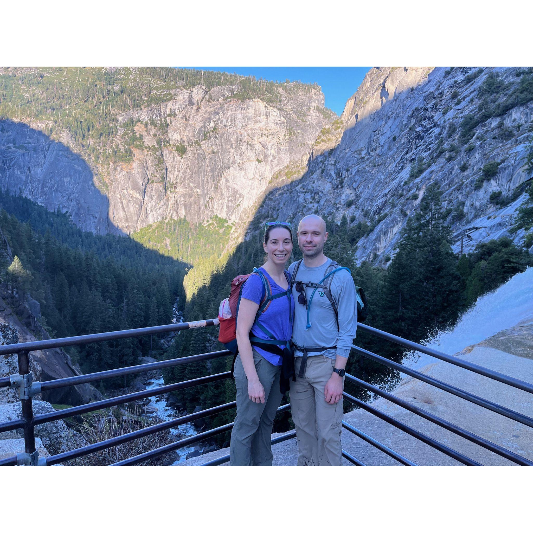 Hiking Half Dome together