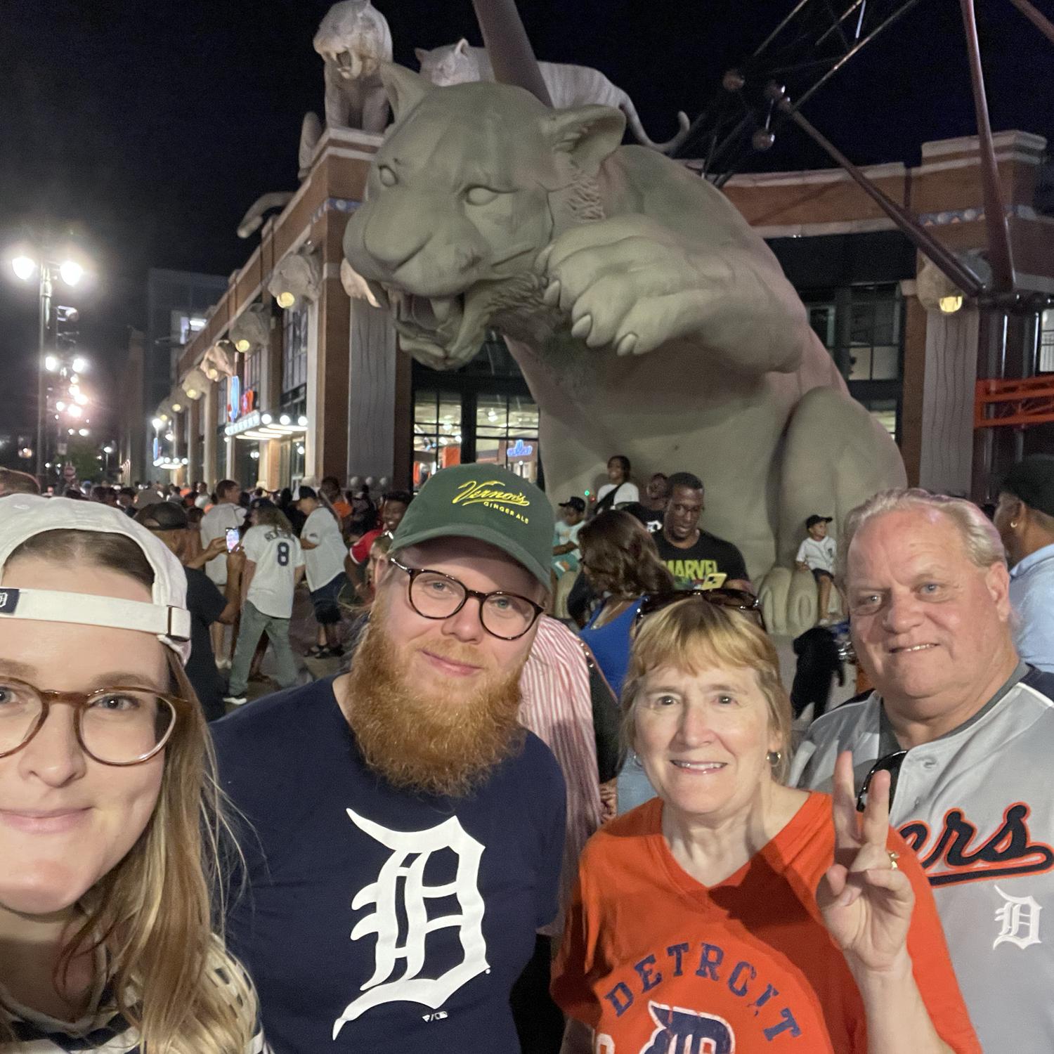 Detroit Tigers baseball game, August 2022