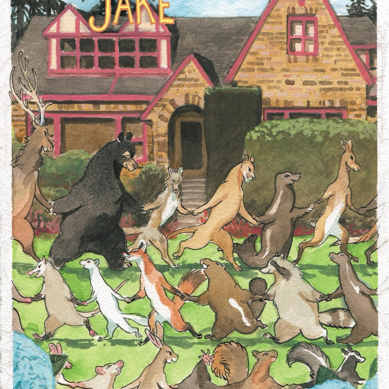 Invitation art by the amazing and talented Jack Cole!