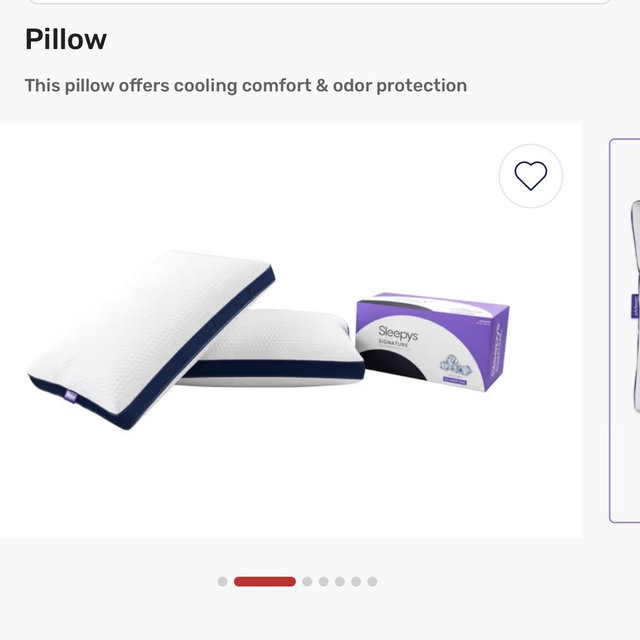 Sleepy's Signature Gel Memory Foam Pillow-Queen