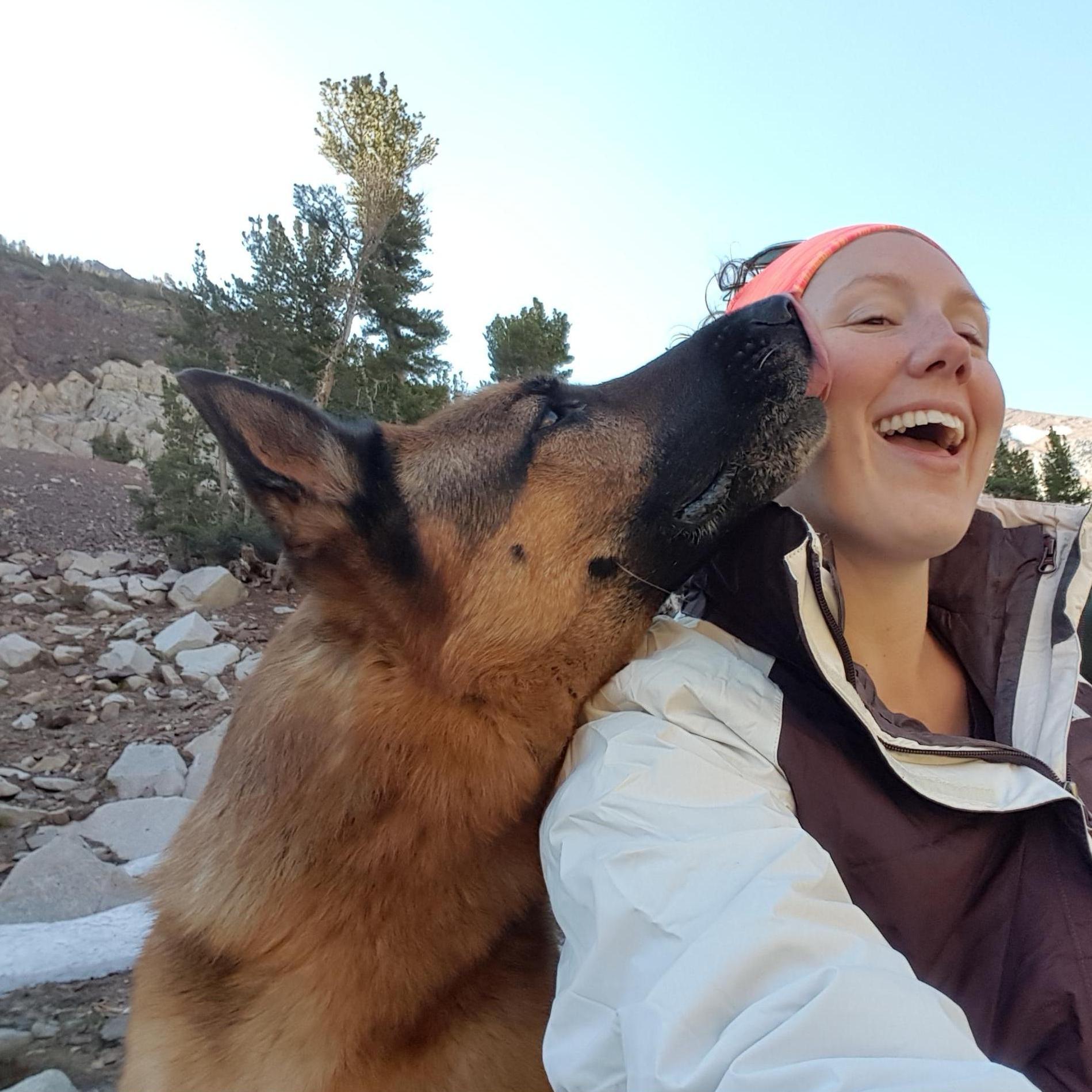 Some mother-son bonding time up in the Sierra- Nevadas.