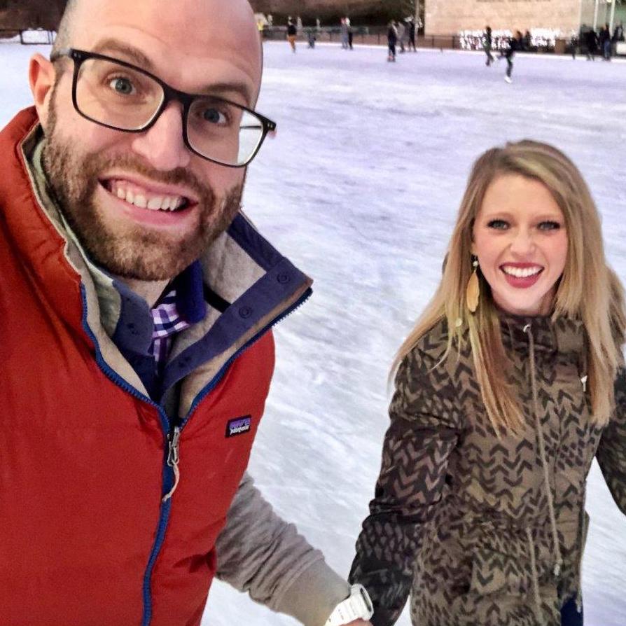 Date night at the skating rink!