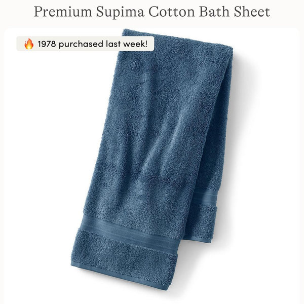 Premium Supima Cotton 6-Piece Bath Towel Set
