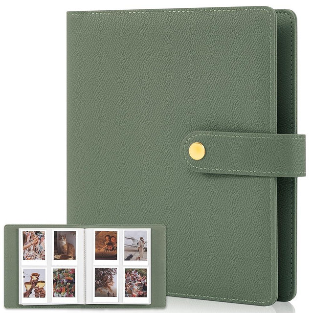 Beautiful Photo Album for 2x3 in Polaroid Photos - Safely Holds Your 300+ Pictures Of Unique Memories - The Perfect Instax Mini Compatible Photo Book To Store Pictures Or Trading Collection Cards