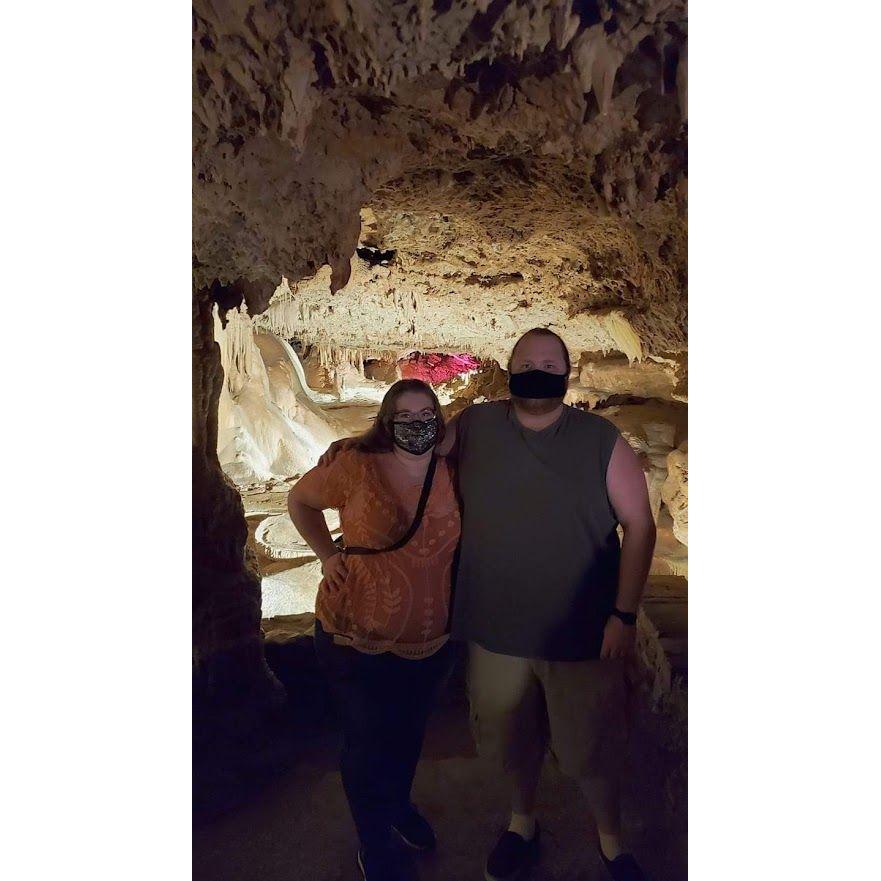 This was our first date that led to us being underground. We have explored lots of caves and caverns together since then.