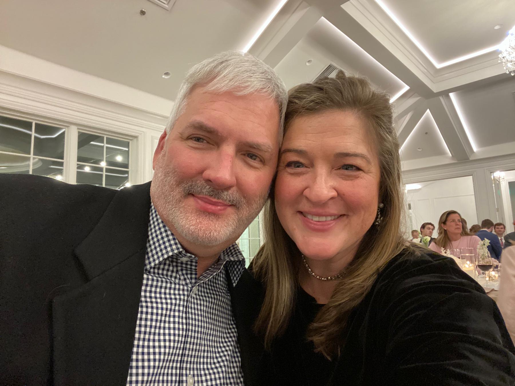 At nephew Sam and Hannah’s wedding in Dallas, TX.