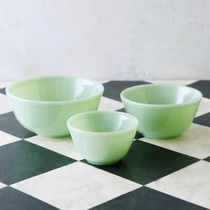 Jadeite Mixing Bowl Set