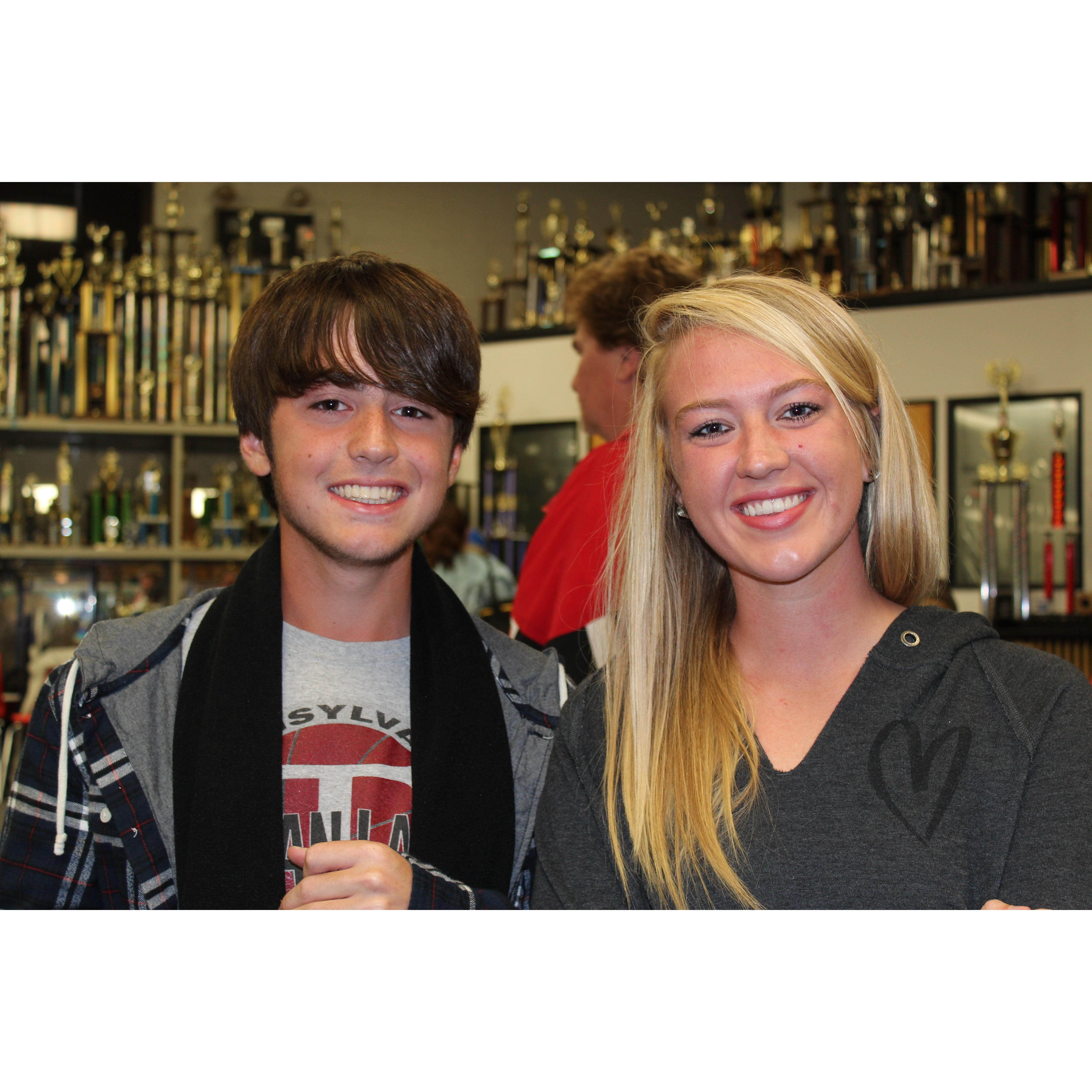 Our first ever photo taken together. We weren't even dating yet. October 26, 2012