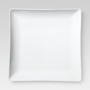 Square Dinner Plate - White - Threshold™