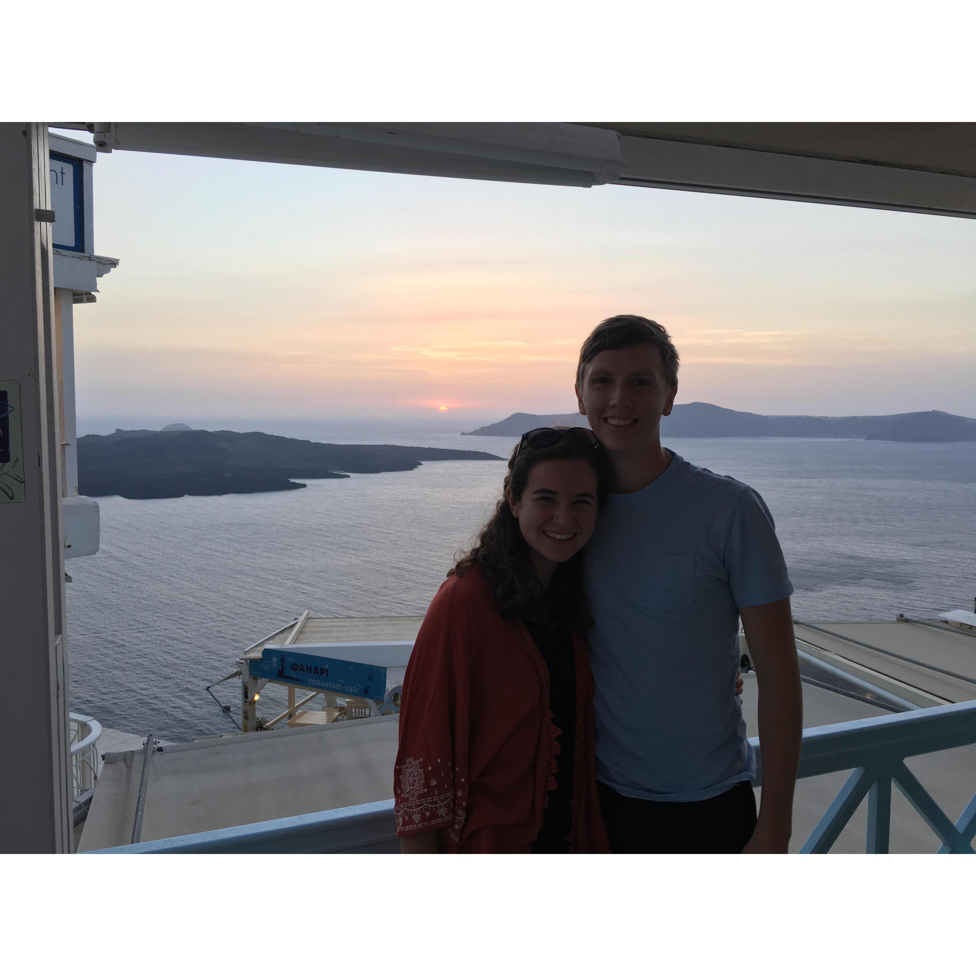 October 2016 in Santorini, Greece