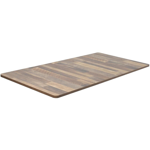 VIVO Universal 71 x 36 inch Table Top for Standard and Sit to Stand Height Adjustable Home and Office Desk Frames, Reclaimed Wood Extra-Wide Desktop, DESK-TOP72-36P