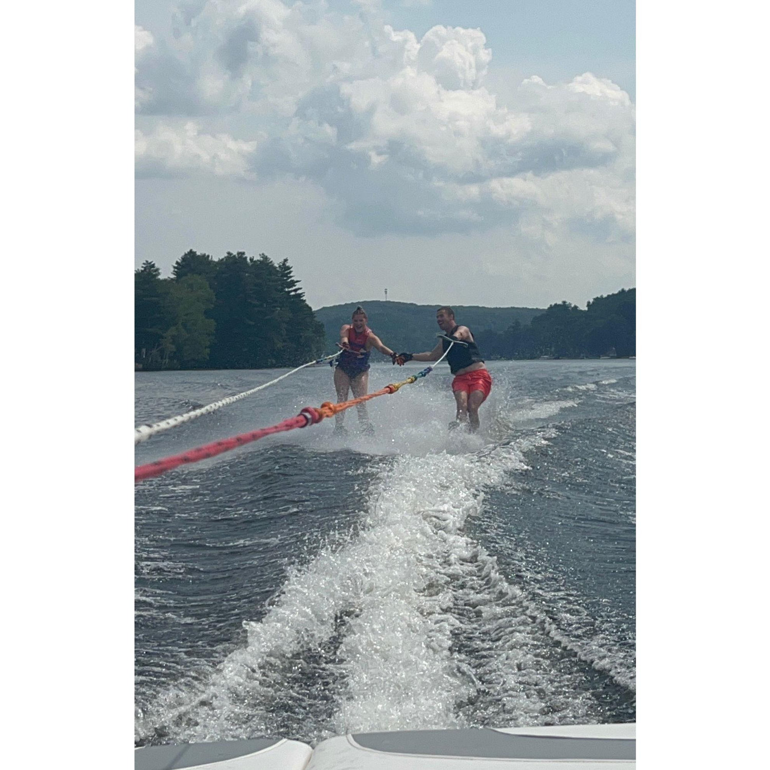 Couples who ski together