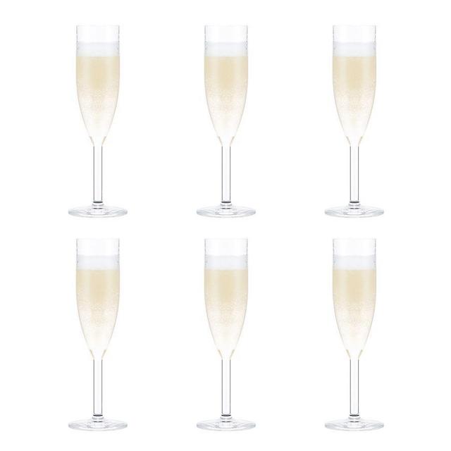 Bodum Oktett Outdoor Champagne Flutes, Set of 6