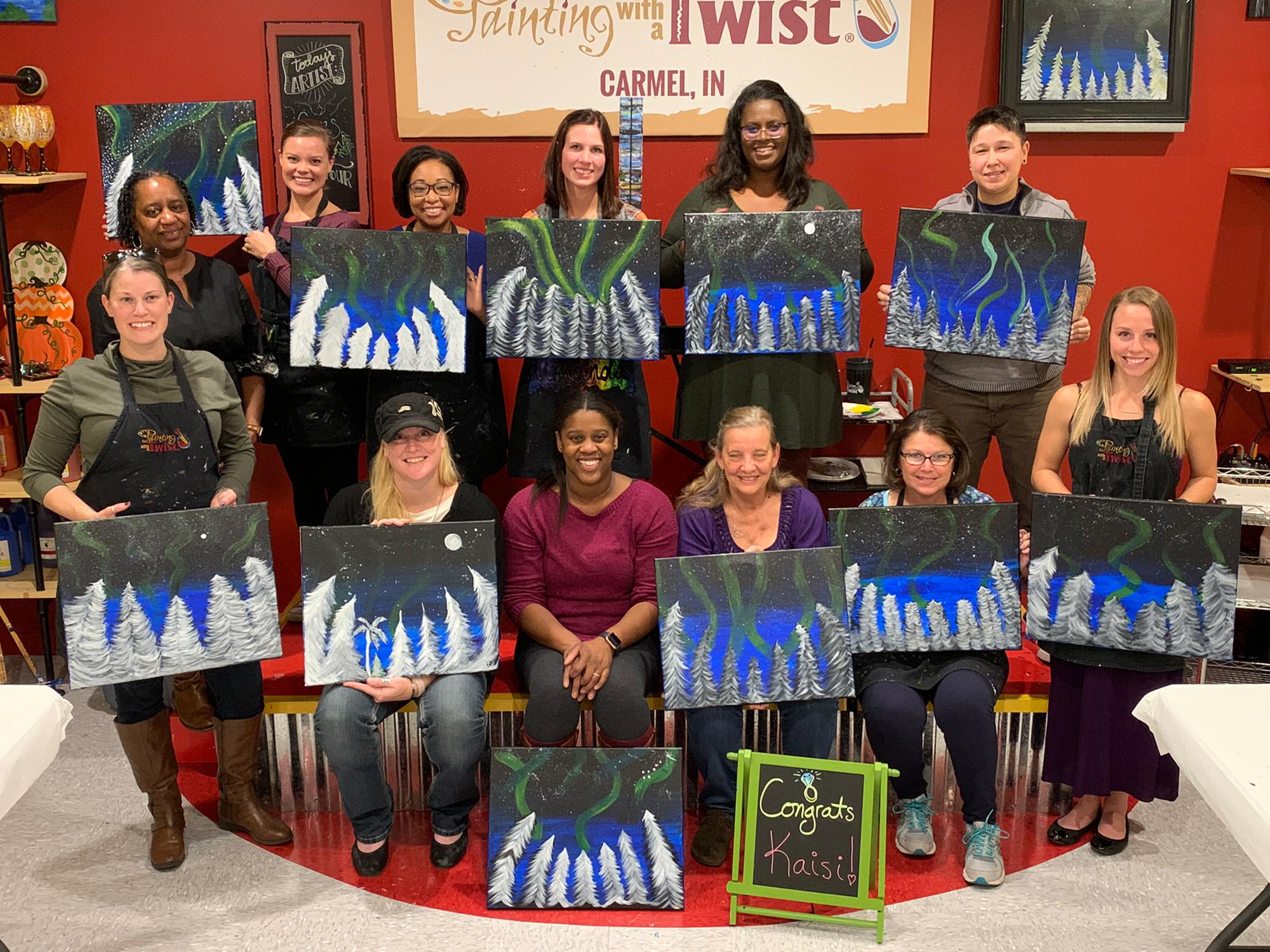 Bridal Shower 10/13/2019 at Painting with a Twist, Carmel, IN