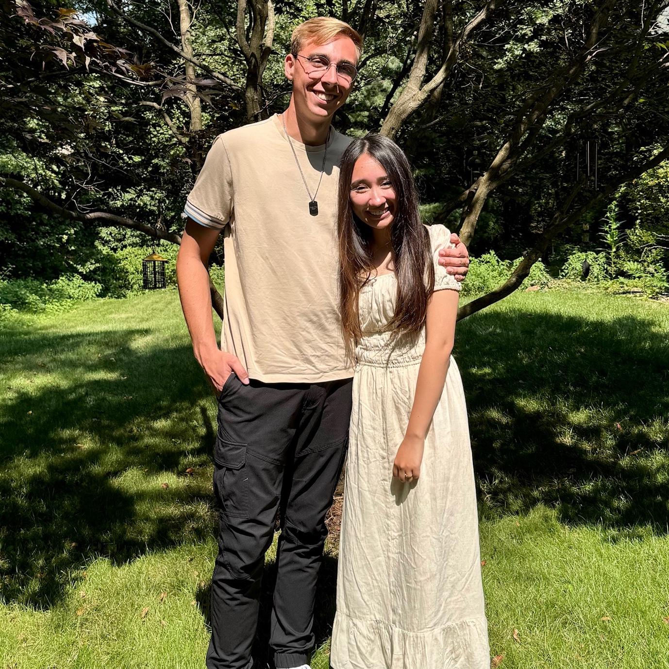 Our first picture together as a couple!!