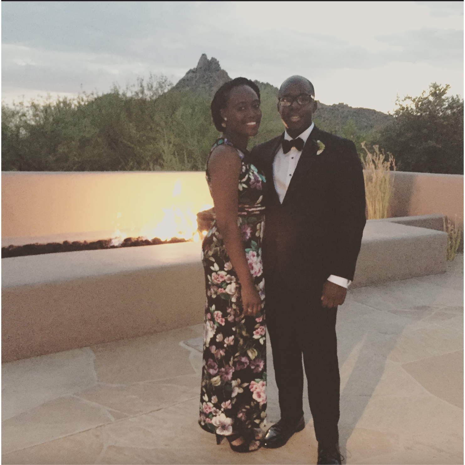 Joe and Josie attended their first wedding together in Scottsdale, Arizona, where Joe was a groomsman!