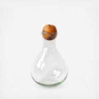 Roly Poly Carafe with Teakwood Stopper