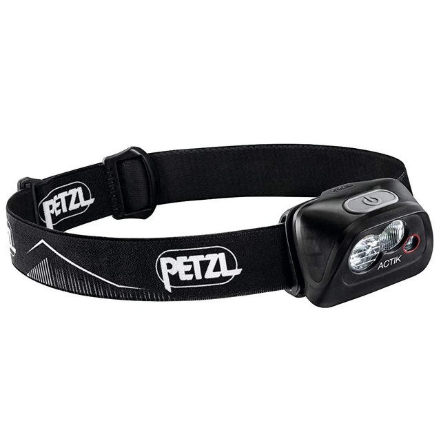PETZL, ACTIK Outdoor Headlamp with 350 Lumens for Running and Hiking