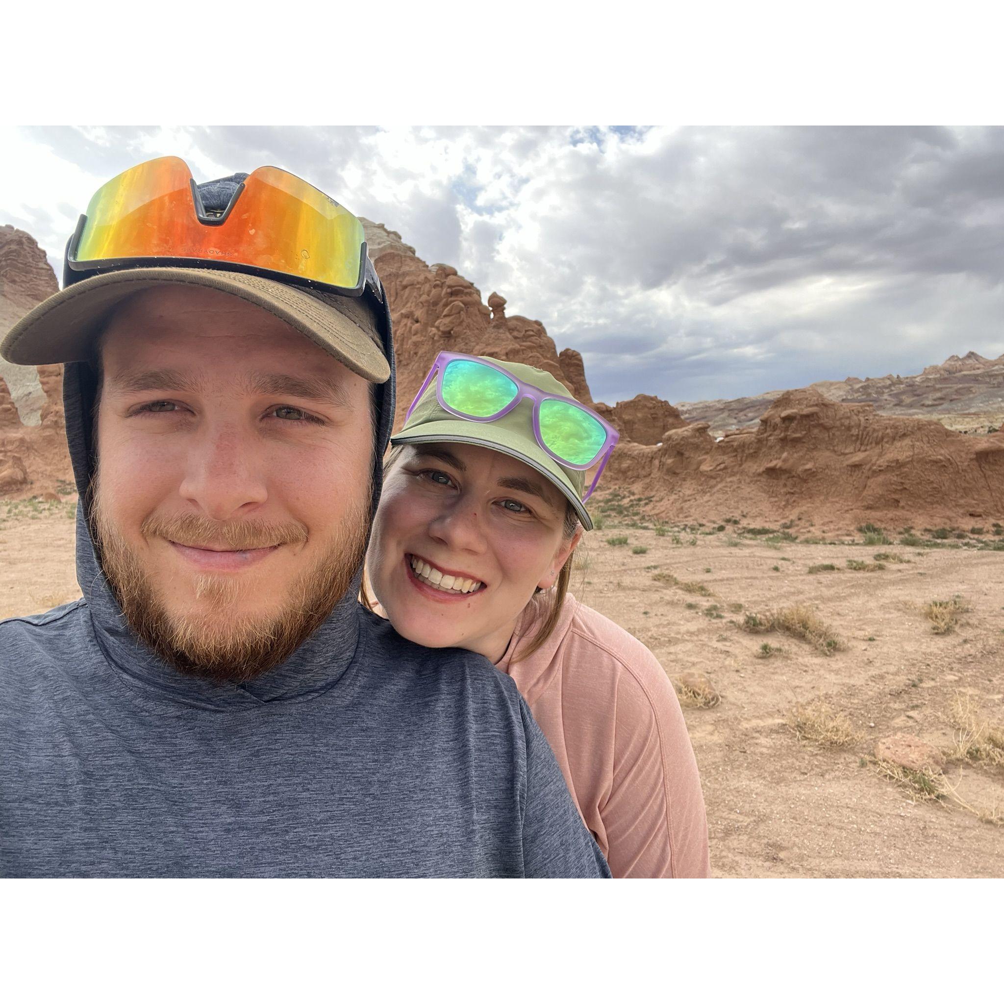 Desert camping in southern Utah
