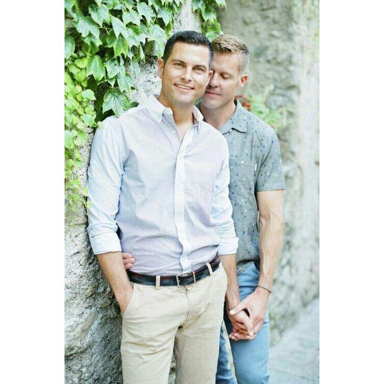Our favorite engagement photo - the one we used for our save the date. This location is also where we had our first date.