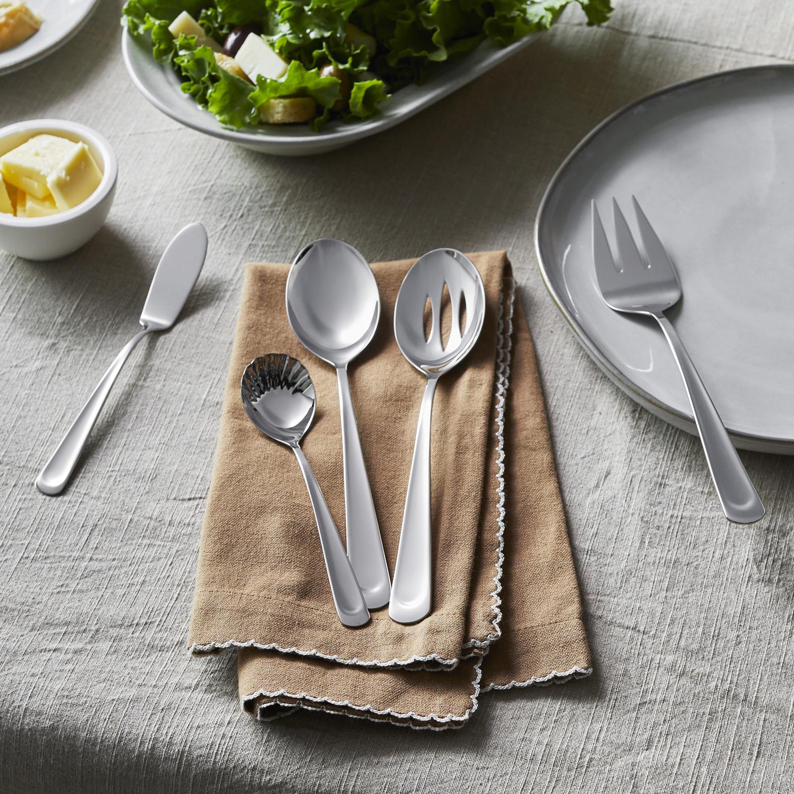 Henckels, Silvano 45-Piece Stainless Flatware Set, Service for 8