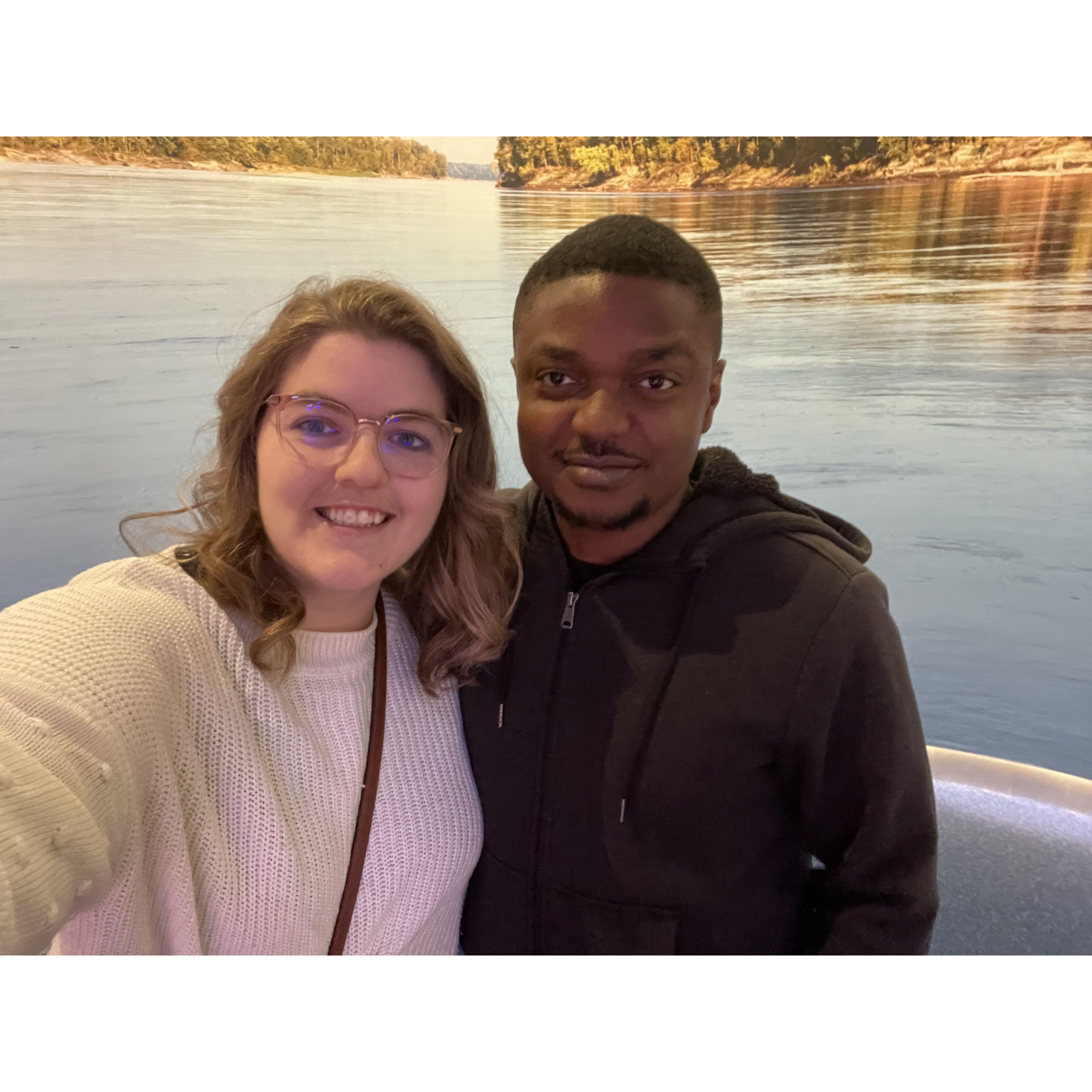 Our second date at the St. Louis Arch Museum.