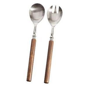 Wood Handled Servers, Set of 2